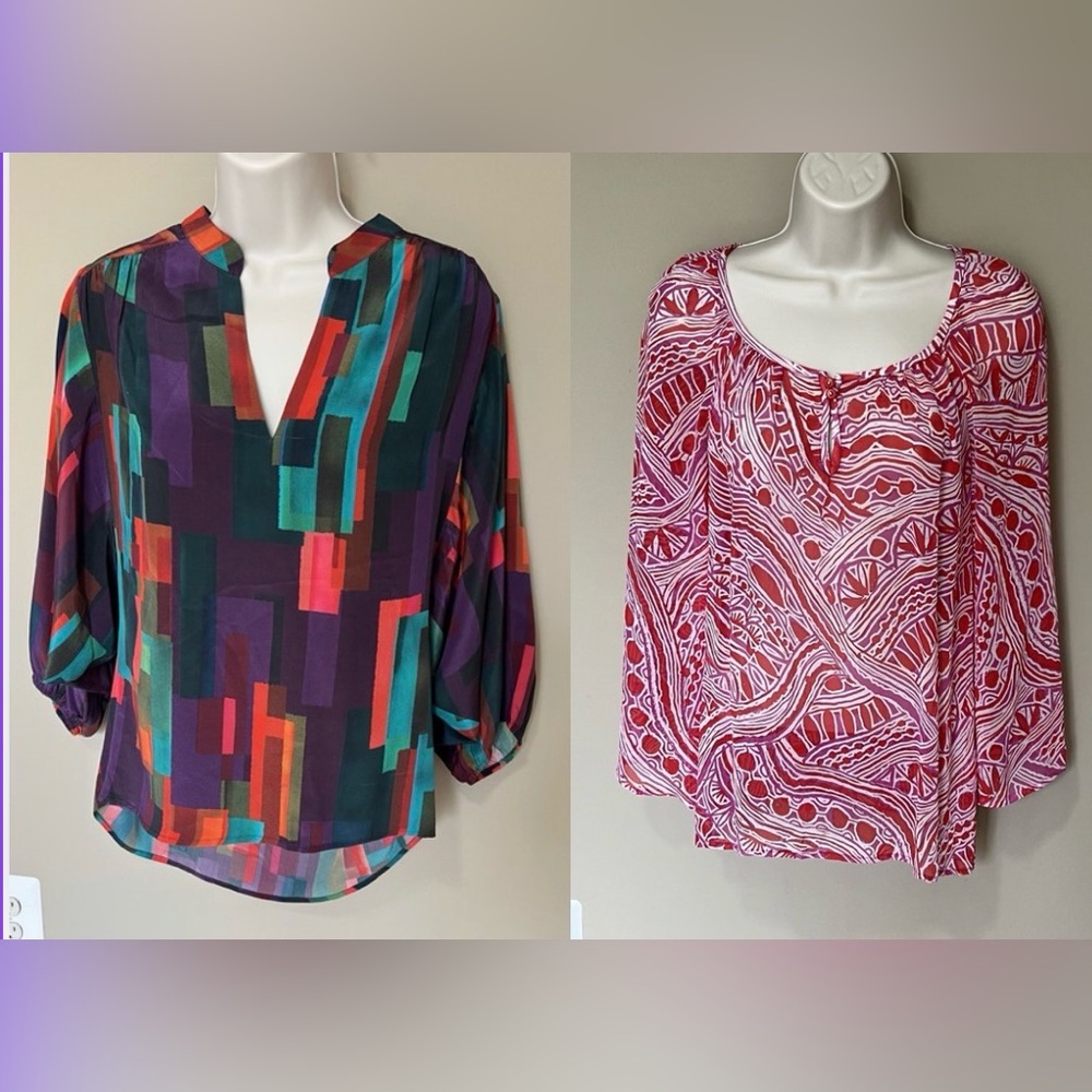 Trina Turk blouses bundle size S